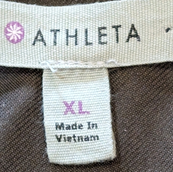 Athleta Left Bank Bomber Jacket Brown/Black Women's XL - Picture 5 of 10